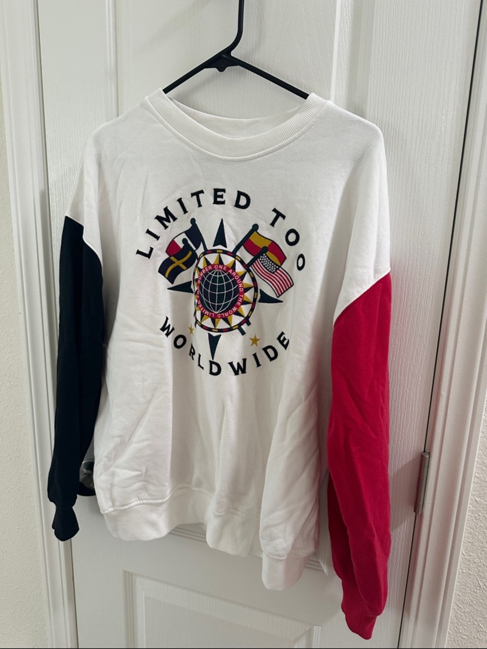 Limited Too White Crewneck Sweatshirt